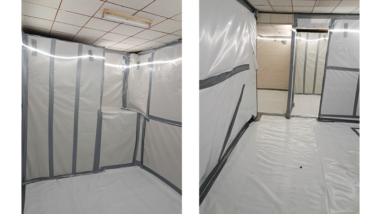 Désamiantage faux plafond en maison individuelle — Sainte-Luce-sur-Loire SIM AMIANTE