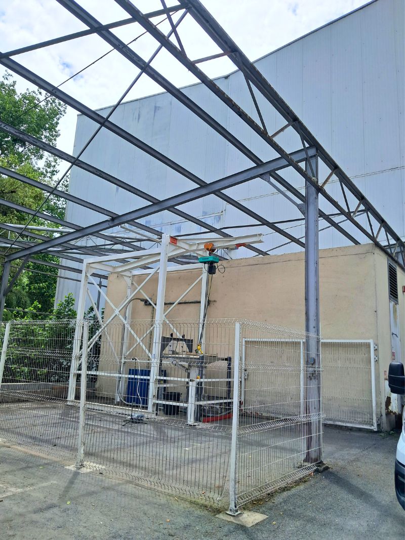 Chantier désamiantage toiture 250 m² Boussay (49) — vue 2